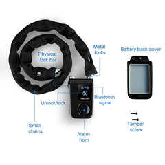 Waterproof Smart  Control  Bluetooth Bicycle Lock