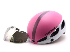 Unique Glasses Cover Road Cycling Helmet