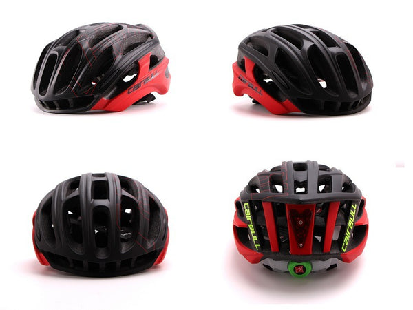 Unique Safety Rear Light Cycling Integrally Molded Helmet